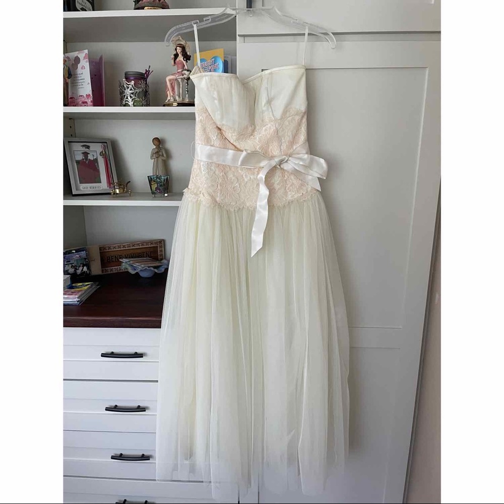 Tulle and lace dress